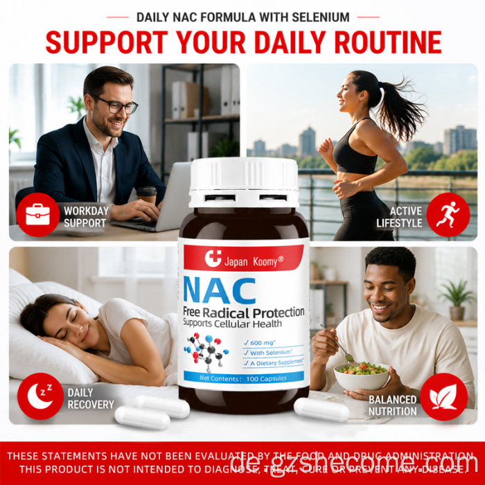 Heißverkaufs NAC Supplement Support Immunsystemfunktion